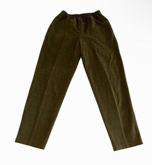 Women’s Barclay Square Green Velvet Pants